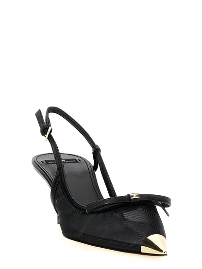 Bow slingback Pumps