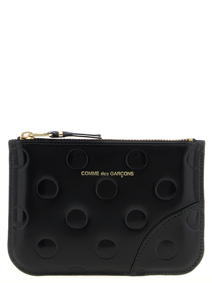 'Polka dots embossed’ purse Wallets, card holders