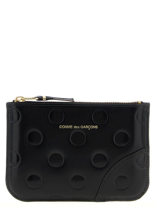 'Polka dots embossed’ purse Wallets, card holders