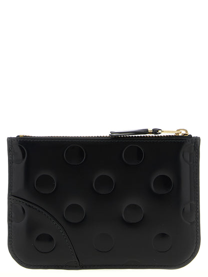 'Polka dots embossed’ purse Wallets, card holders