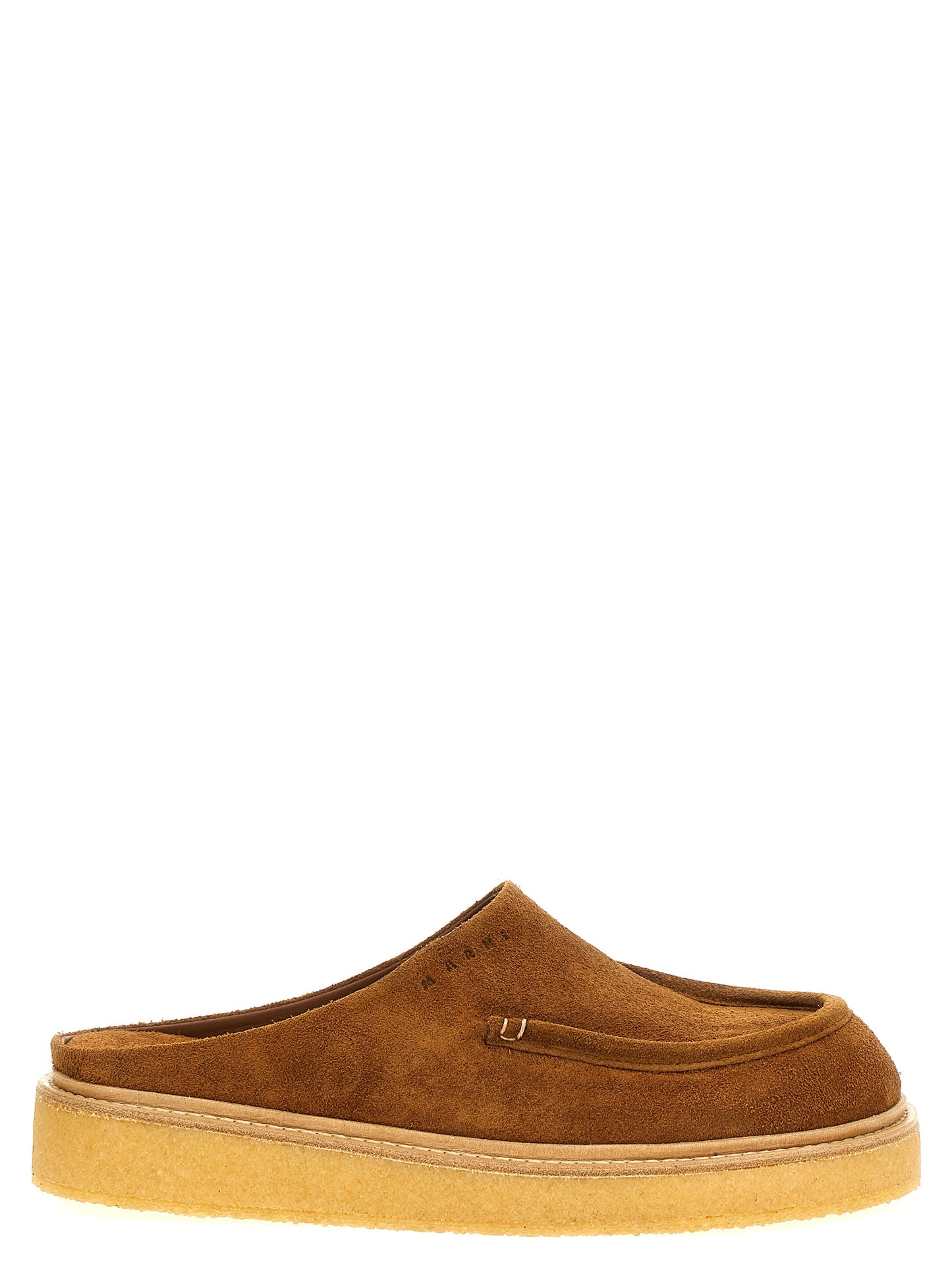 Suede sabots Flat shoes