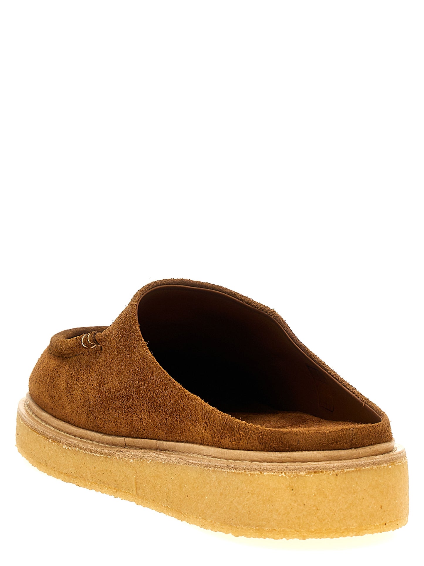 Suede sabots Flat shoes
