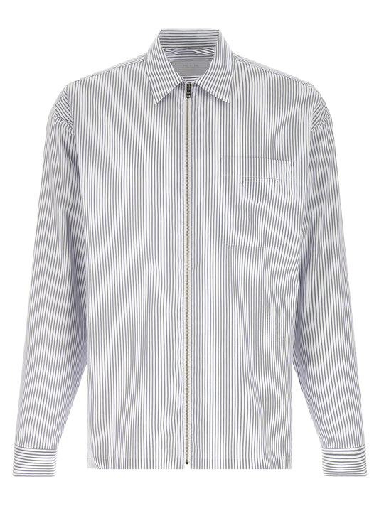 Zip striped shirt Shirt, blouse