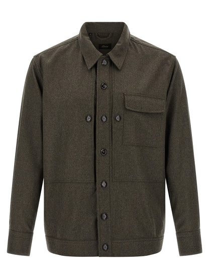 Wool cloth overshirt Shirt, blouse
