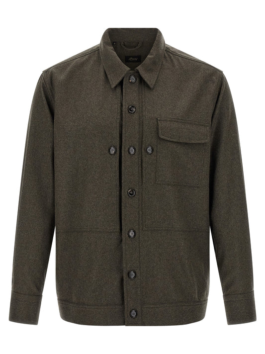 Wool cloth overshirt Shirt, blouse