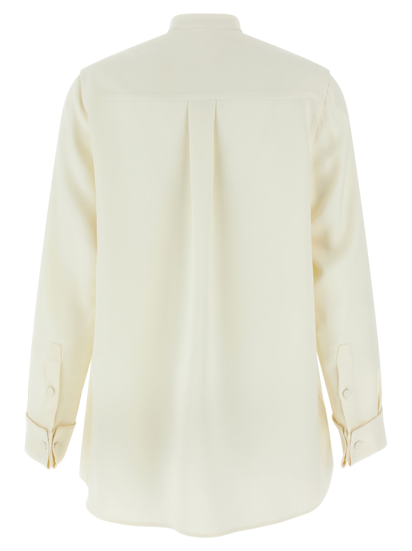 Pleated plastron shirt Shirt, blouse