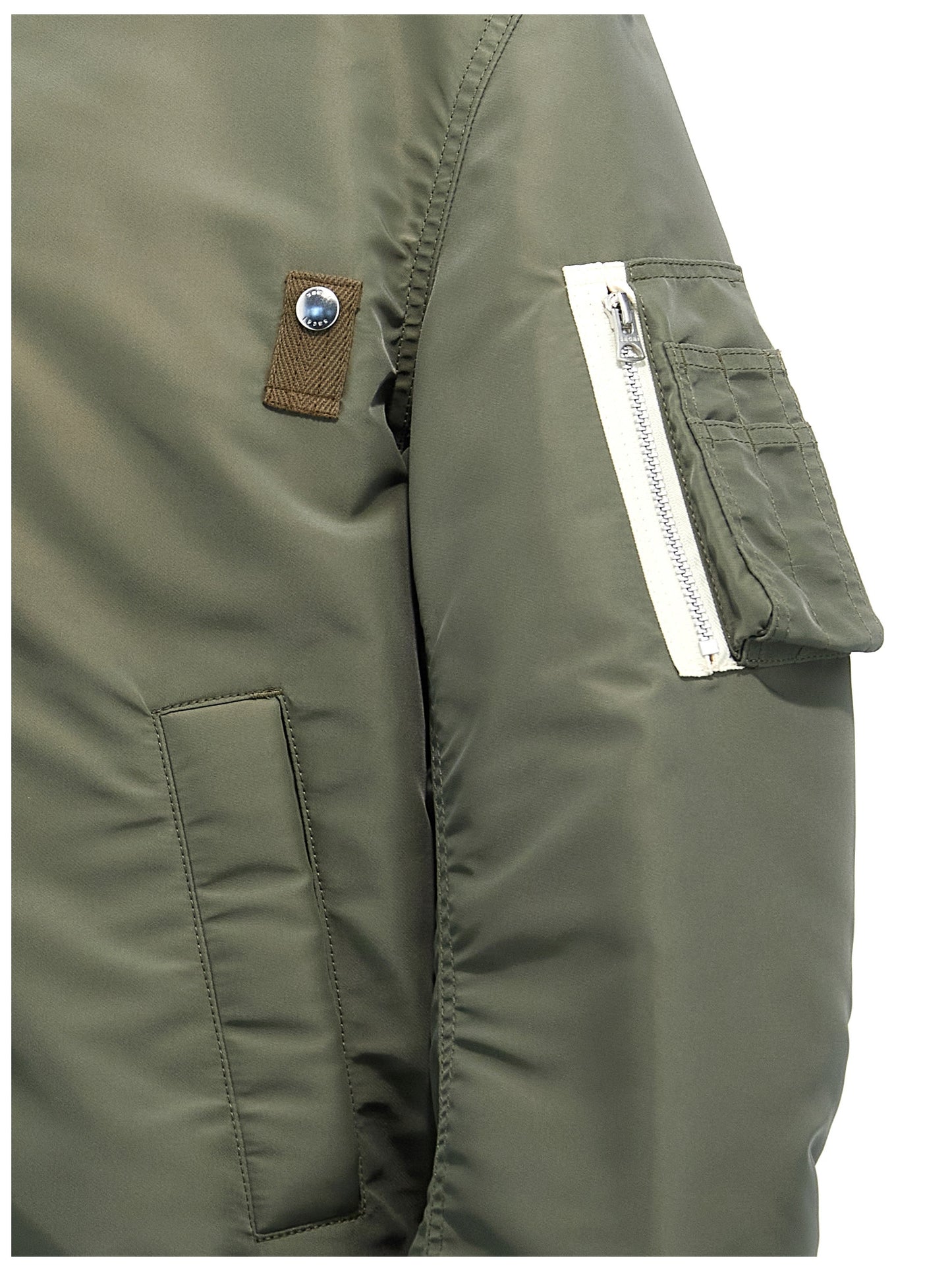 Nylon bomber jacket Down jacket, Parka, Casual jackets