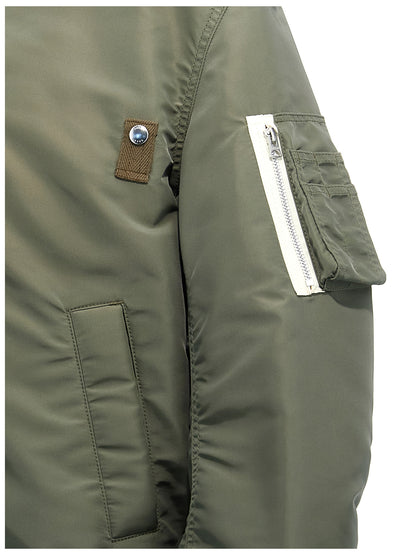 Nylon bomber jacket Down jacket, Parka, Casual jackets