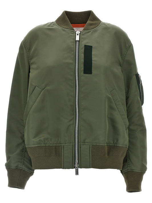 Nylon bomber jacket Down jacket, Parka, Casual jackets