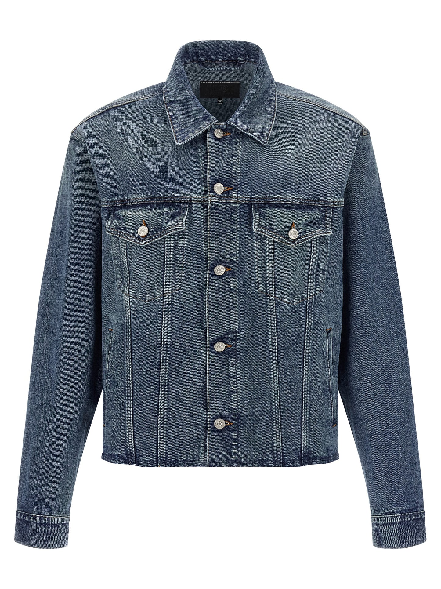 Raw cut denim jacket Down jacket, Parka, Casual jackets