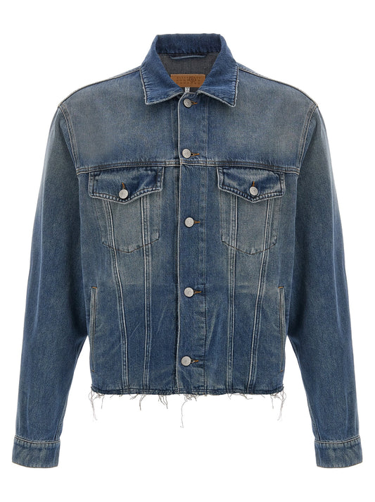 Raw cut denim jacket Piumini, Parka, Giacche casual
