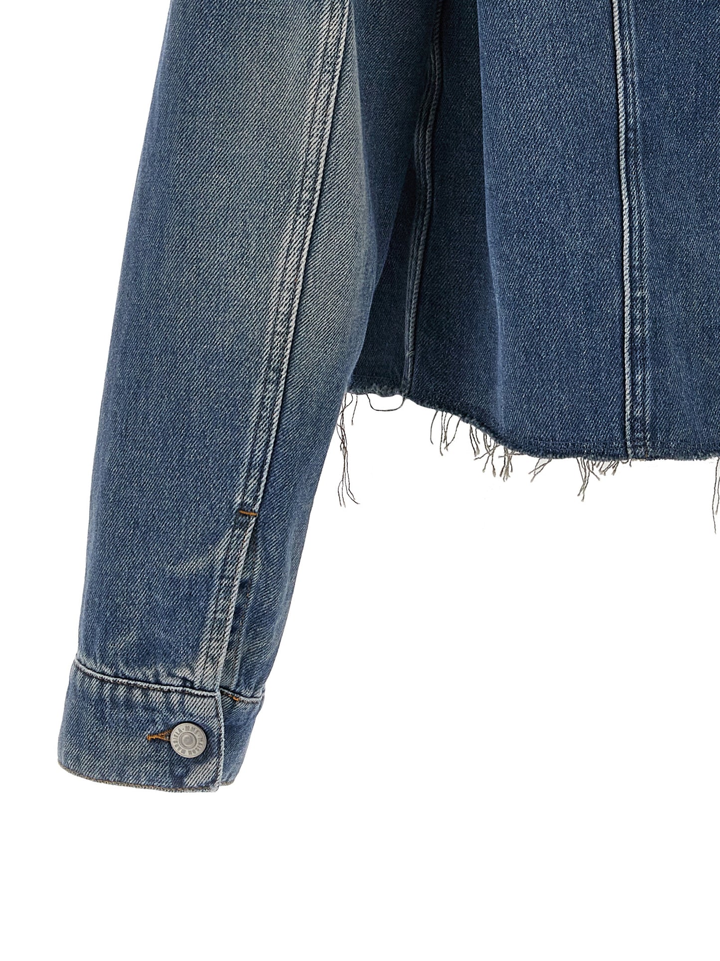 Raw cut denim jacket Piumini, Parka, Giacche casual