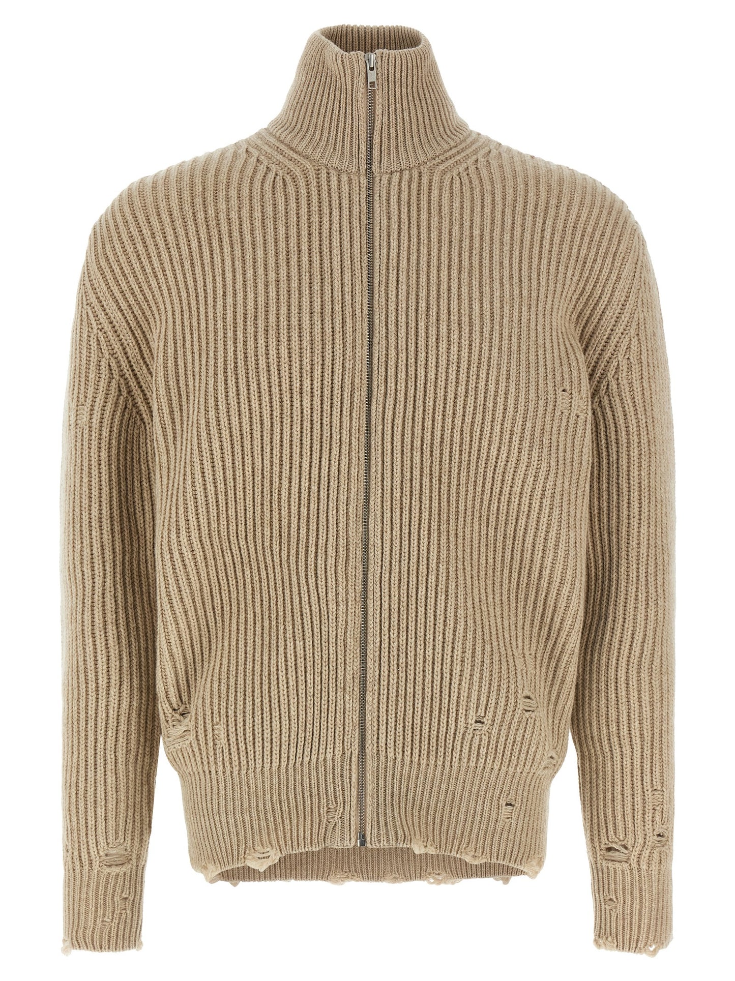 Distressed wool cardigan Sweater, cardigans