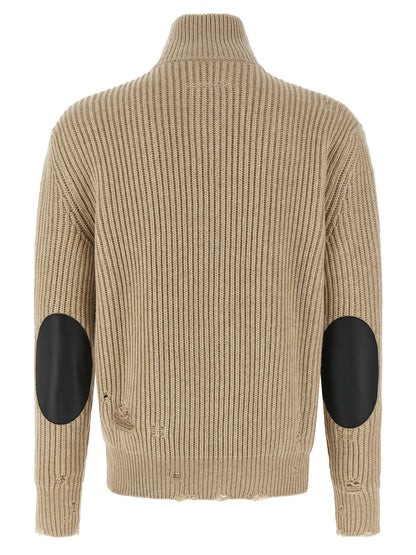 Distressed wool cardigan Sweater, cardigans