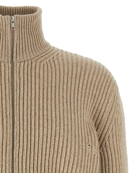 Distressed wool cardigan Sweater, cardigans