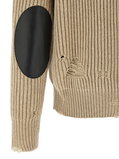 Distressed wool cardigan Sweater, cardigans