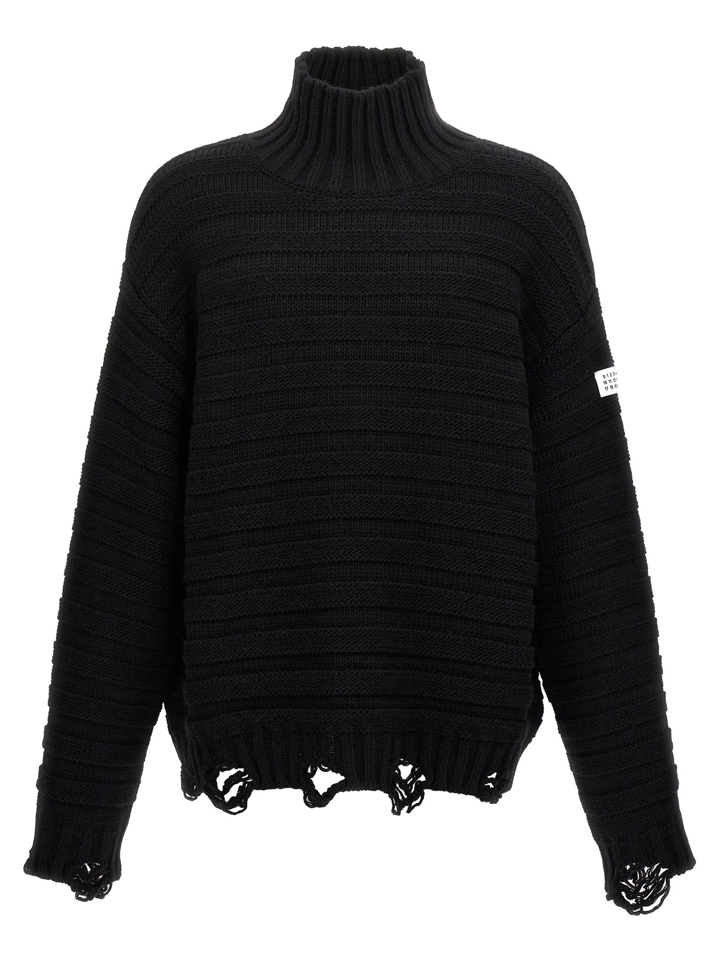 Destroyed ribbed sweater Sweater, cardigans