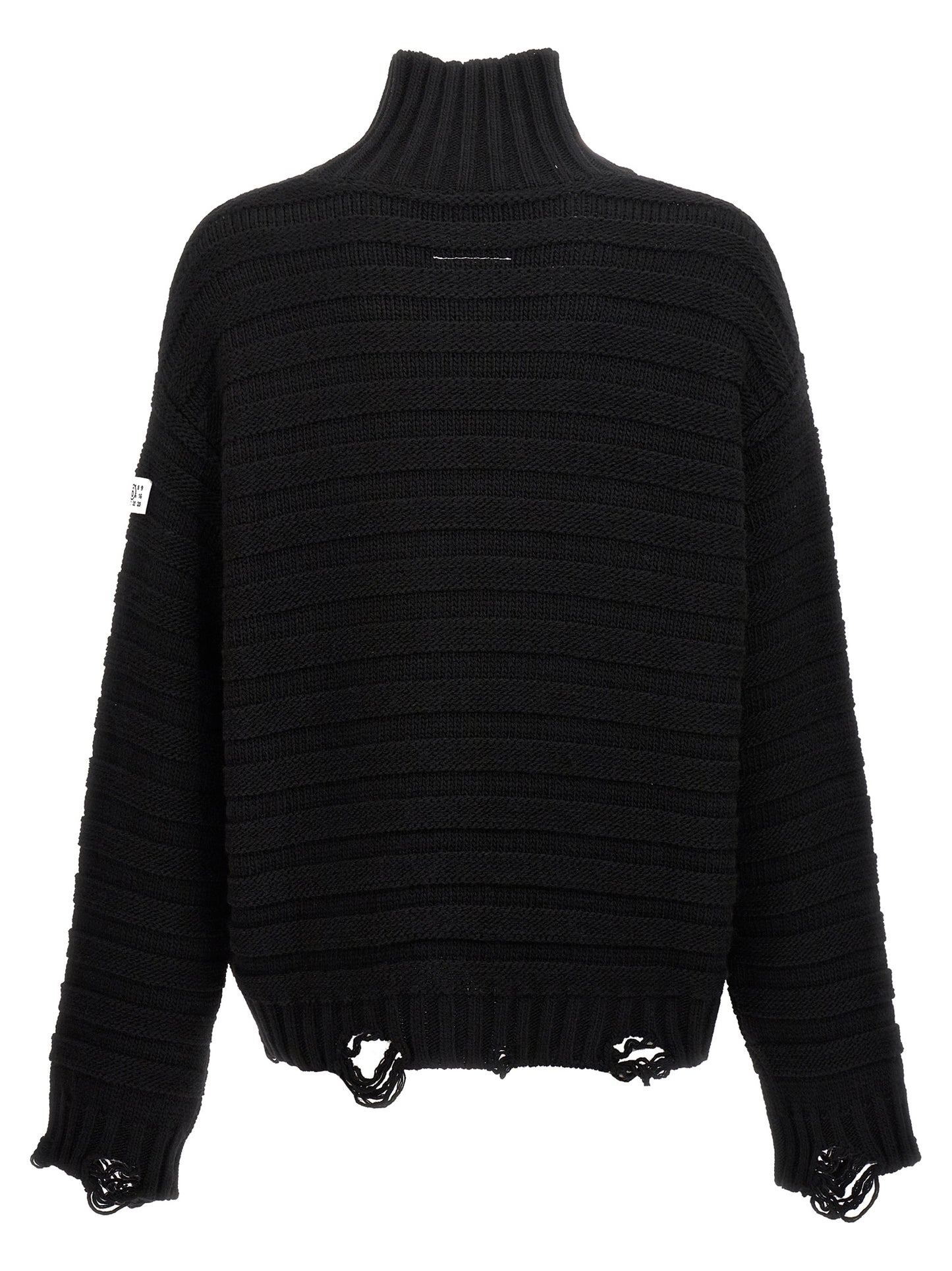 Destroyed ribbed sweater Sweater, cardigans