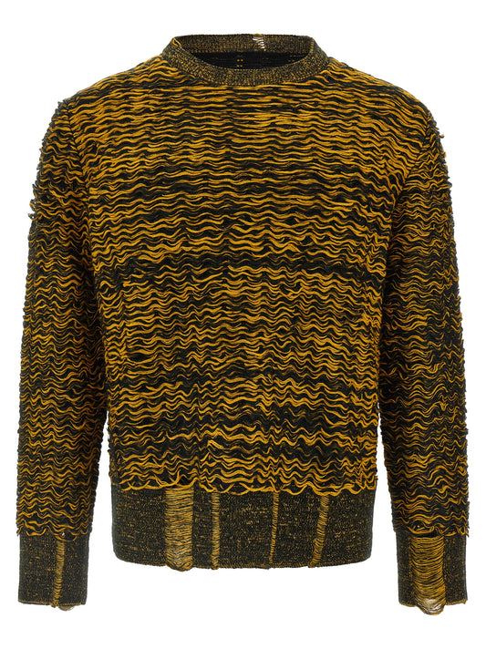 Corrugated texture sweater Sweater, cardigans