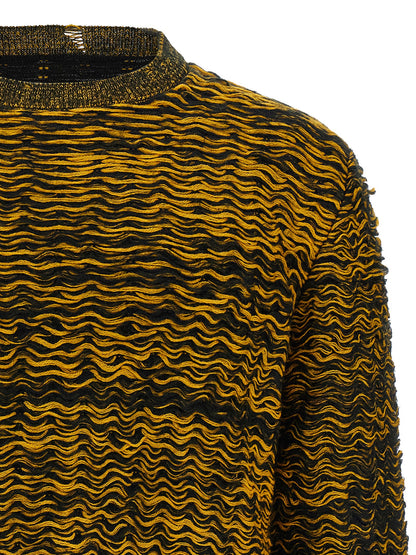 Corrugated texture sweater Sweater, cardigans