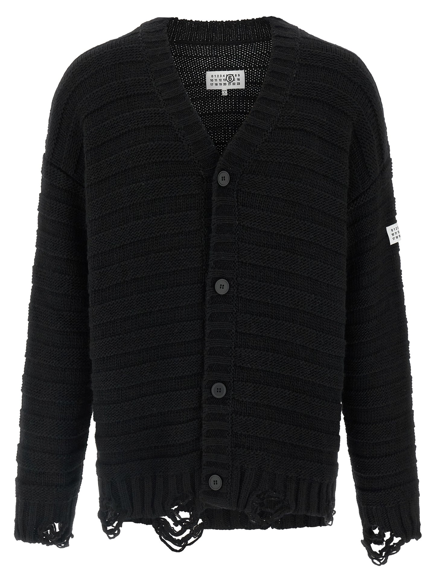 Distressed wool cardigan Sweater, cardigans
