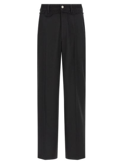 Denim insert pants Pants