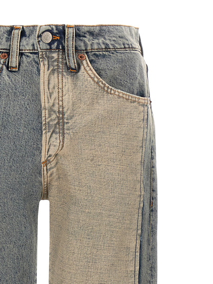 Visible stitching jeans Jeans