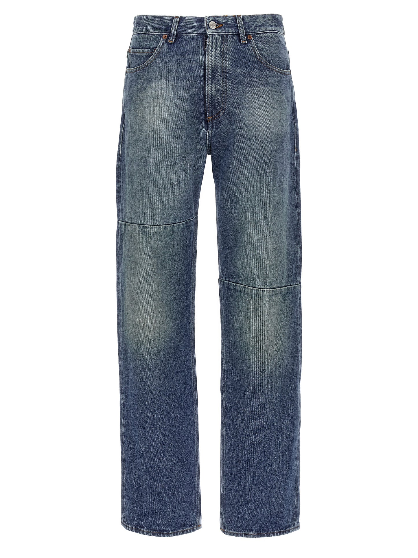 Asymmetric stitching jeans Jeans