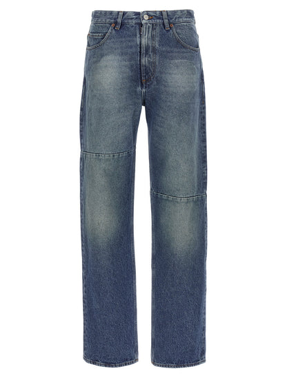 Asymmetric stitching jeans Jeans