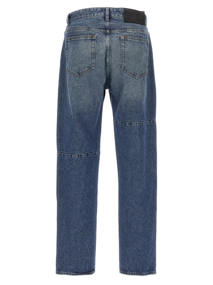 Asymmetric stitching jeans Jeans