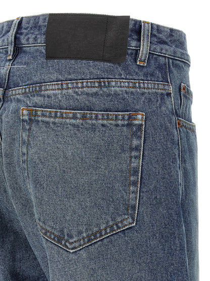 Asymmetric stitching jeans Jeans