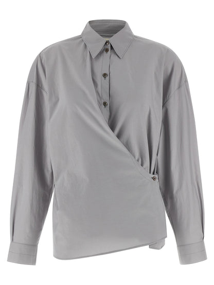 'Straight Collar Twisted' shirt Shirt, blouse