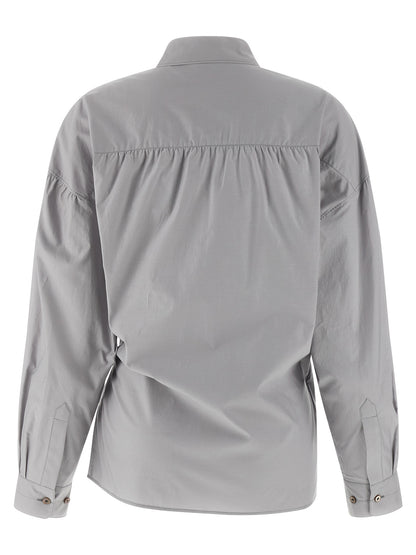 'Straight Collar Twisted' shirt Shirt, blouse