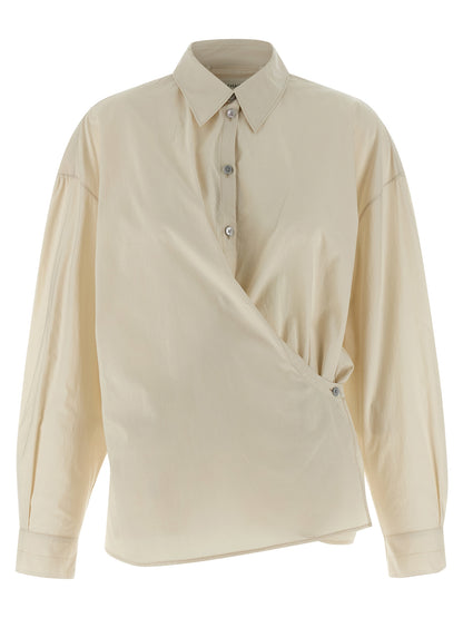 'Straight Collar Twisted' shirt Shirt, blouse