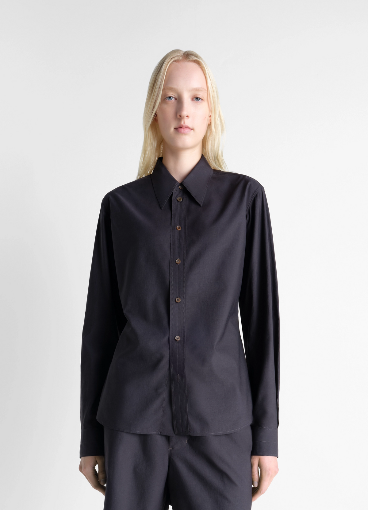 Lemaire Pointed collar shirt