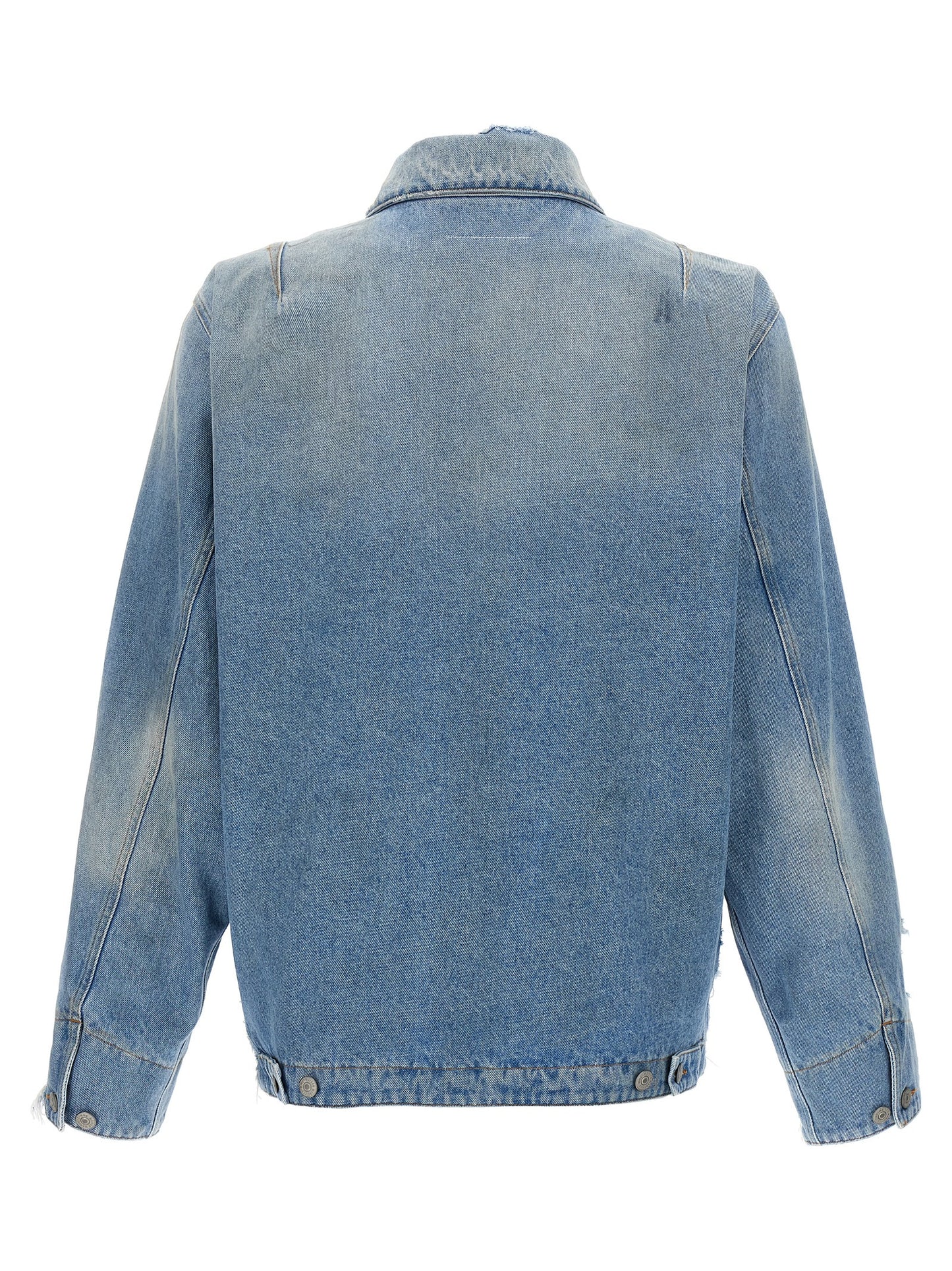 Denim jacket with used effect Casual jackets, parka