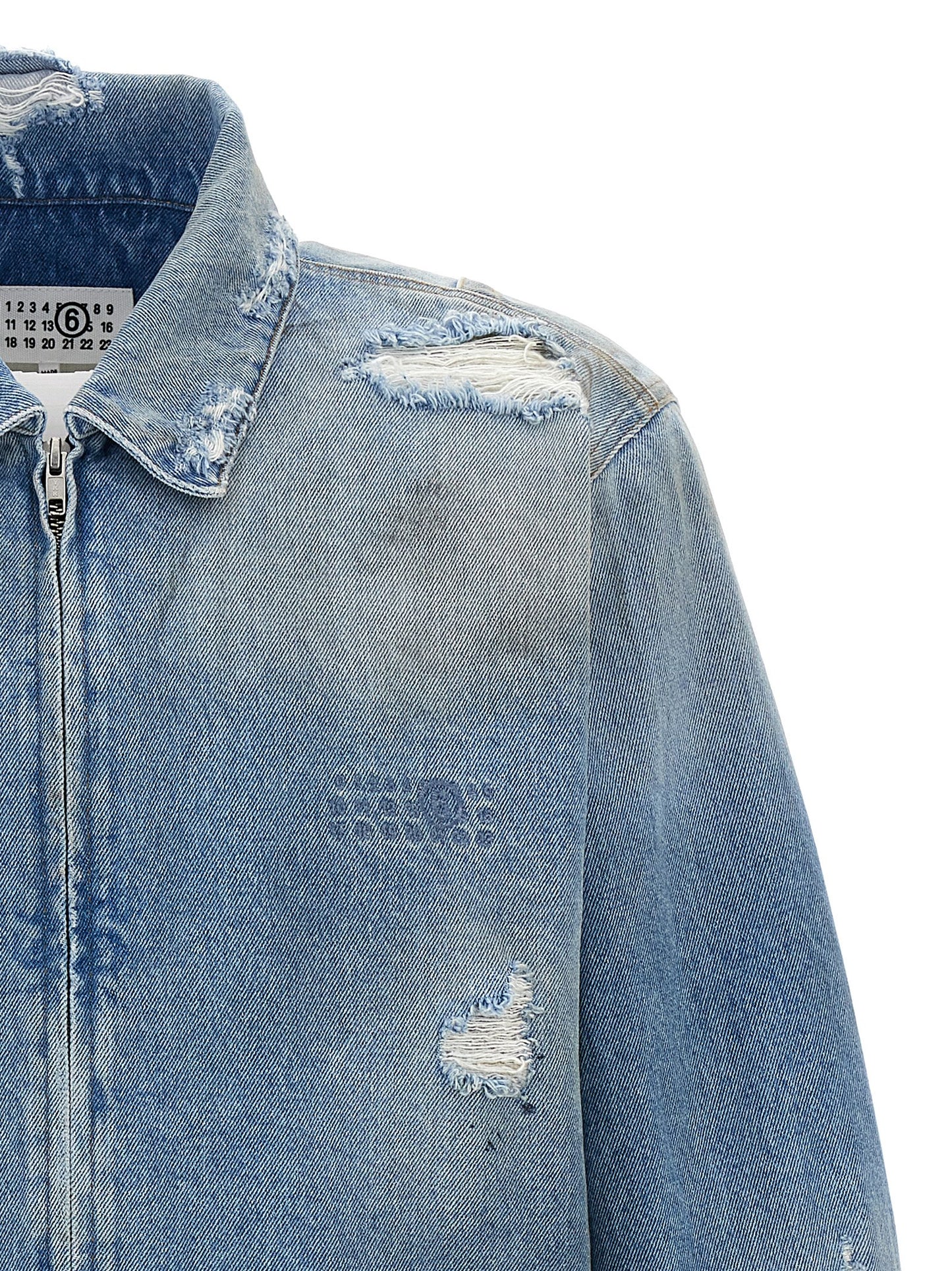 Denim jacket with used effect Casual jackets, parka