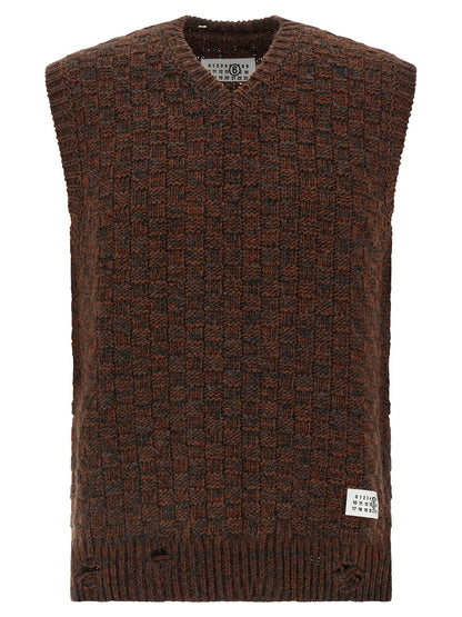 Knitted vest Gilet