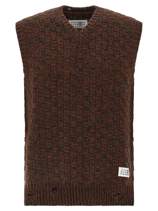 Knitted vest Gilet