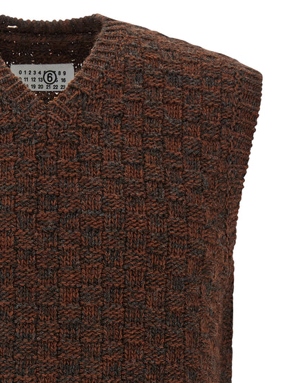 Knitted vest Gilet