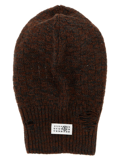 Distressed wool balaclava Hats