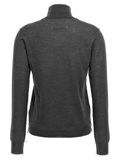 'Stitching' wool turtleneck sweater Sweater, cardigans