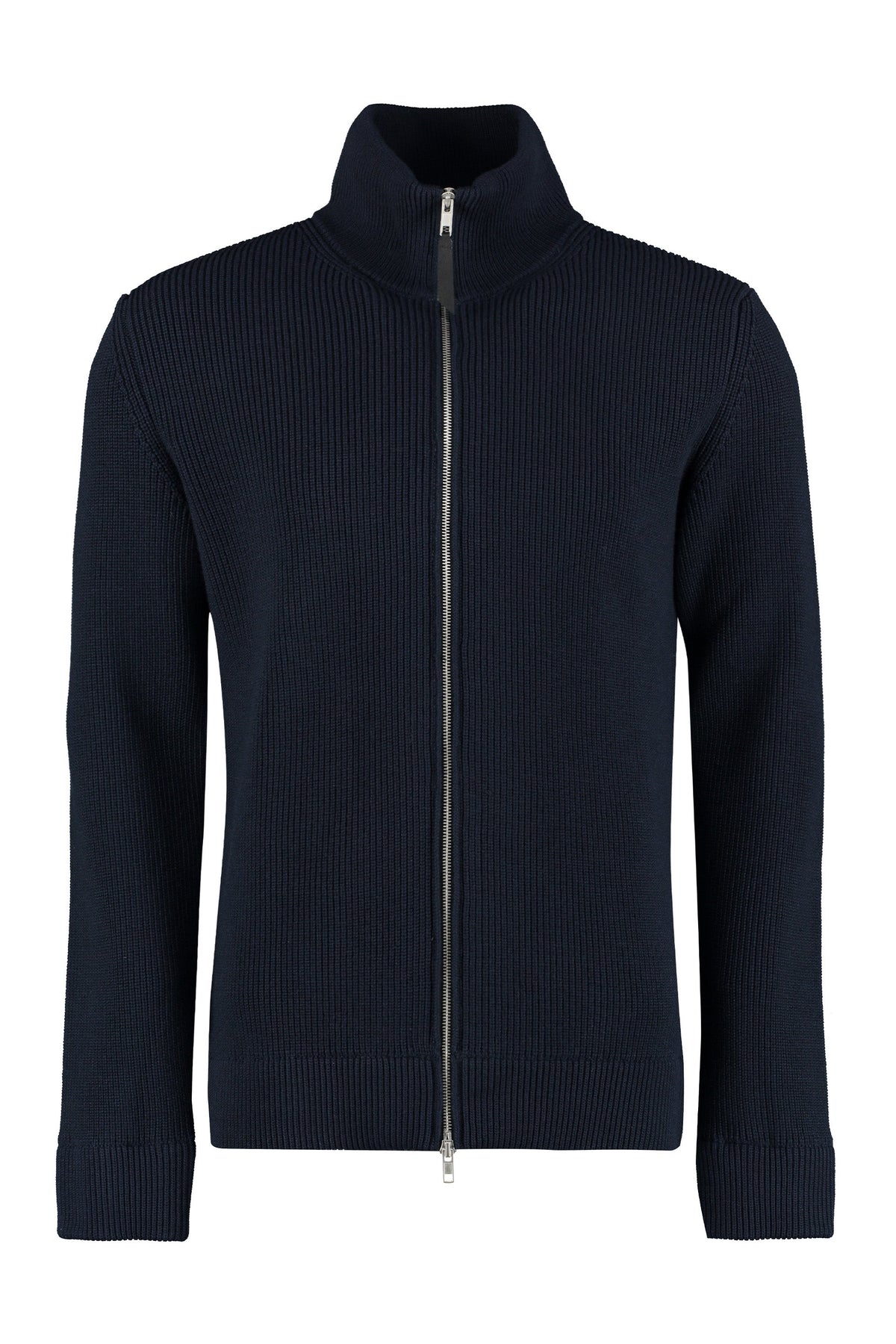 Maison Margiela High collar zipped cardigan