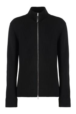Maison Margiela High collar zipped cardigan