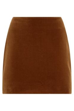 BLAZÉ Milano High-waisted velvet mini skirt