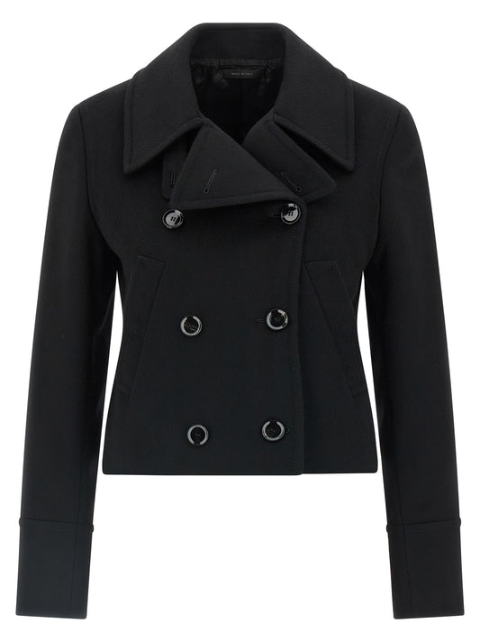 Cashmere cropped coat Coats, trench coats