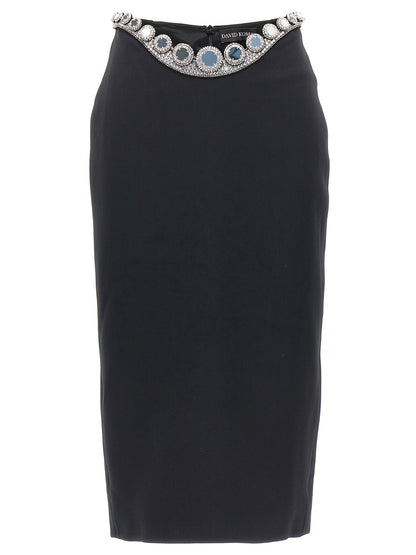 'Puffer Circle Embroidery' skirt Skirts