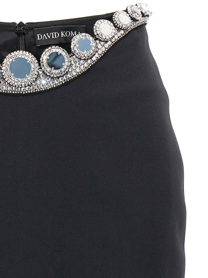 'Puffer Circle Embroidery' skirt Skirts