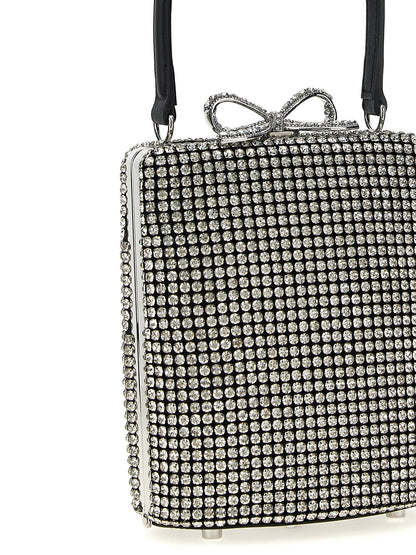 'Silver Crystal Fishnet' handbag Hand bags