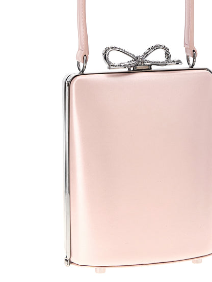 'Pink Leather Mini Bow' handbag Hand bags
